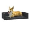 vidaXL Dog Car Boot Black 90x60 cm Linen Look