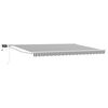 vidaXL Manual Retractable Awning with LEDs 4 x 2 m