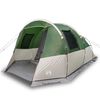 vidaXL Camping Tent Tunnel 4-Person Green Waterproof