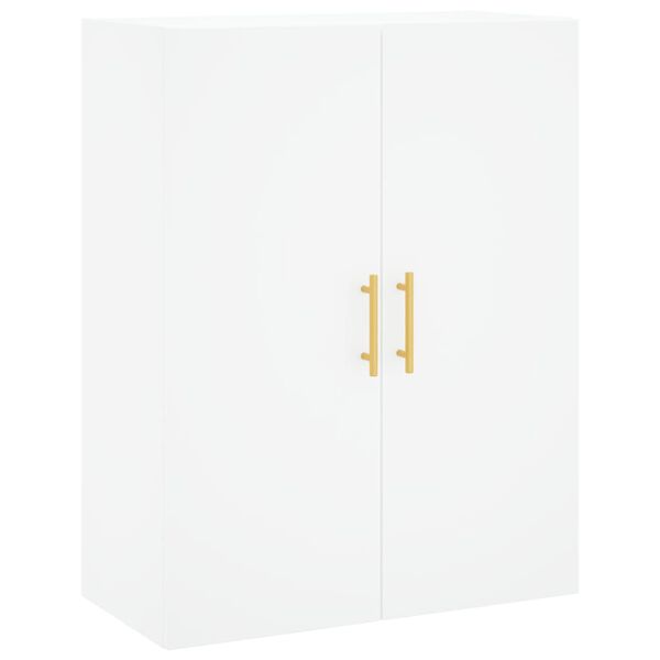 vidaXL Wall Mounted Cabinet White 69.5x34x90 cm