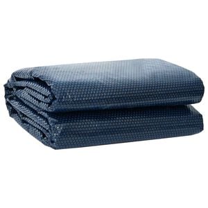 vidaXL Pool Cover Extra Heavy Black and Blue 210 cm PE