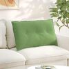 vidaXL Back Pillow Light Green 80 x 50 cm Corduroy Fabric
