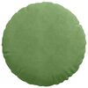 vidaXL Seat Cushions 2 pcs Light Green &Oslash; 50 x 19 cm Velvet