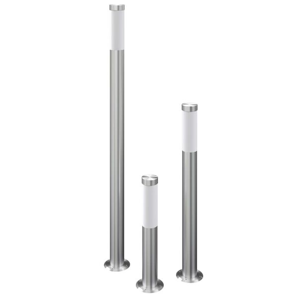 vidaXL Garden Lamp Set 3-piece Waterproof Stainless Steel