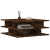 vidaXL Coffee Table Smoked Oak 70x70x29 cm Engineered Wood