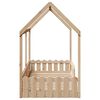 vidaXL Kids' House Bed Frame without Mattress 90x200 cm Solid Wood Pine