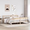 vidaXL Bed Frame without Mattress 200x200 cm Solid Wood Pine