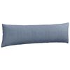 vidaXL Sofa Pillows 2 pcs Blue 145 x 40 cm Corduroy Fabric