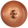 vidaXL Industrial Hanging Lamp 25 W Copper Round Mango Wood 52 cm E27