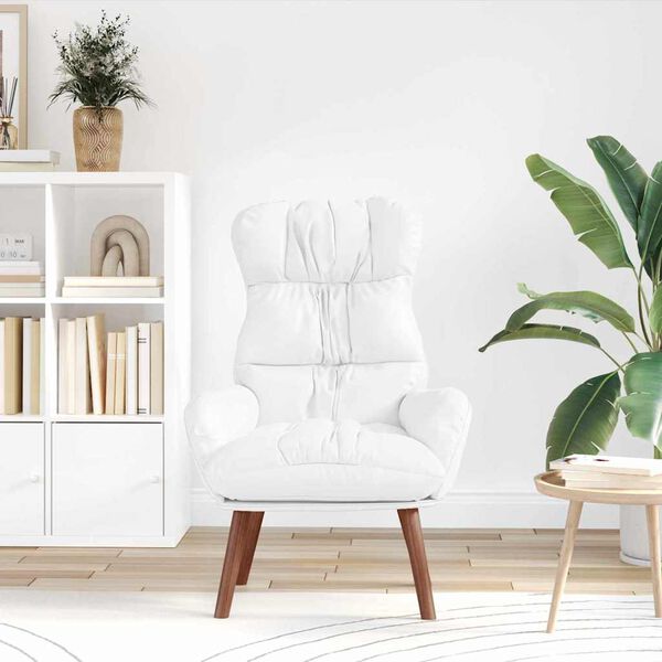 vidaXL Armchair White 69 x 74 x 93 cm Artificial Leather