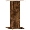 vidaXL Plant Stands 2 pcs Smoked Oak 30x30x60 cm Engineered Wood