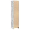 vidaXL Highboard Concrete Grey 37.5x35x180 cm Engineered Wood