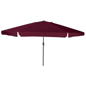vidaXL Garden Parasol Bordeaux Red 395 x 395 x 245 cm