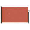 vidaXL Retractable Side Awning Terracotta 120x500 cm