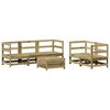 vidaXL 6 Piece Garden Sofa Set Impregnated Wood Pine