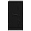 vidaXL Apothecary Cabinet Black oak 40 x 41 x 77.5 cm Engineered wood