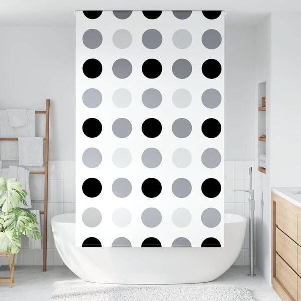 vidaXL Shower Roller Blind 140x240 cm Fabric Width 136 cm