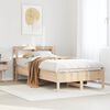 vidaXL Bed Frame without Mattress 90x190 cm Single Solid Wood Pine