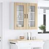 vidaXL Kitchen Cabinet Kalmar 2 pcs Sonoma Oak 40 x 31 x 80 cm