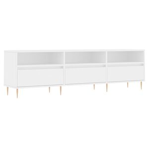 vidaXL TV Cabinet White 150x30x44.5 cm Engineered Wood