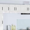 vidaXL Kitchen Cabinet Kalmar 2 pcs High Gloss White 30 x 31 x 40 cm