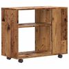 vidaXL Side Table Old Wood 70x35x60.5 cm Engineered Wood