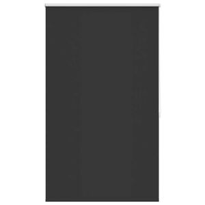vidaXL Roller blind blackout 84.4x175 cm Fabric Width 80 cm black