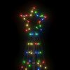 vidaXL LED Christmas Tree with Spikes 220 LEDs Colourful 180 cm