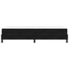 vidaXL Box Spring Bed with Mattress Black 80 x 220 cm Fabric