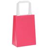 vidaXL Paper Bags 250 pcs with Handles Pink 15x8x21 cm