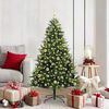 vidaXL Artificial Hinged Christmas Tree 150 LEDs Green 150 cm