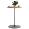 vidaXL Bar Table &Oslash;50x89.5 cm Solid Wood Beech