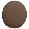 vidaXL Seat Cushions 2 pcs Brown &Oslash;80 x 29 cm Fabric