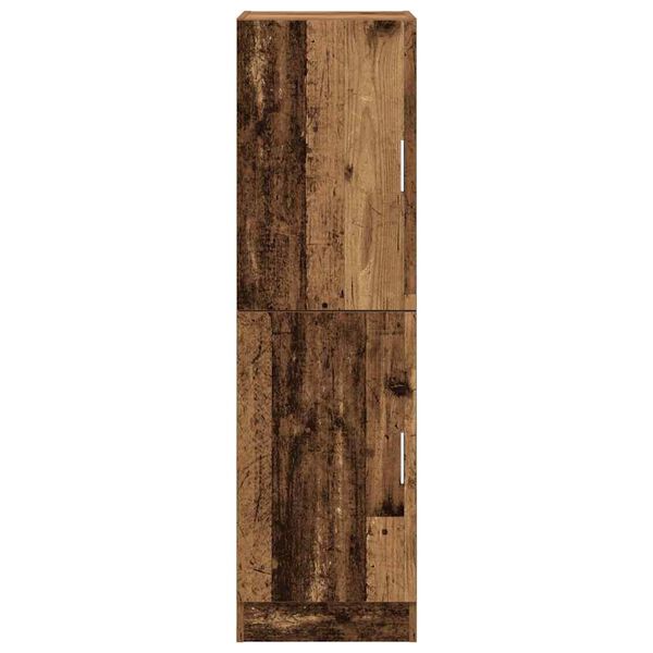 vidaXL Kitchen Cabinet Old Wood 38x41.5x131.5 cm Engineered Wood