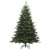 vidaXL Artificial Christmas Tree with 300 LEDs with Stand Green 240 cm