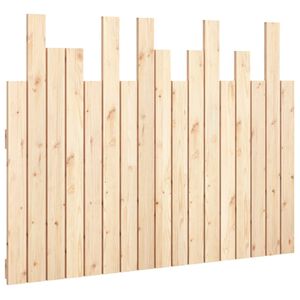 vidaXL Wall Headboard 108x3x80 cm Solid Wood Pine