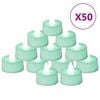 vidaXL Flameless Electric Tea Lights LED Candles 50 pcs Colourful