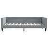 vidaXL Daybed with Trundle without Mattress Light Grey 90x190 cm Single