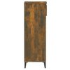 vidaXL Shoe Rack Smoked Oak 40x36x105 cm Engineered Wood