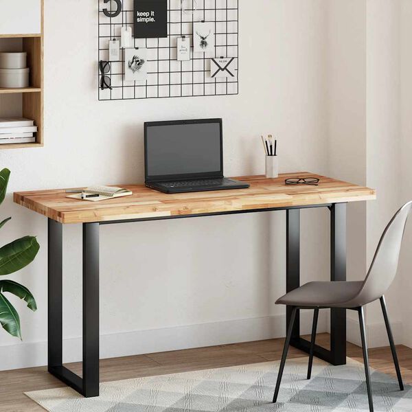 vidaXL Desk Top Oil Finished 120x60x4 cm Solid Wood Acacia