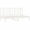vidaXL Day Bed without Mattress White 90x200 cm Solid Wood Pine