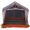 vidaXL Tents with Roof Grey and orange 620 x 322 x 240 cm Polyester