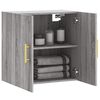 vidaXL Wall Cabinet Grey Sonoma 60x31x60 cm Engineered Wood