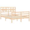 vidaXL Bed Frame without Mattress 120x200 cm Solid Wood