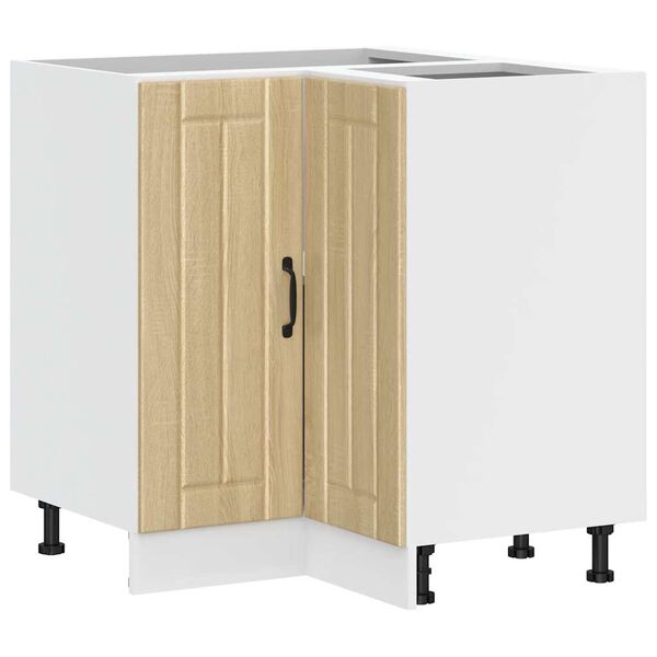 vidaXL Kitchen Corner Base Cabinet Lucca Sonoma Oak Engineered Wood
