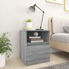 vidaXL Bedside Cabinets 2 pcs Grey Sonoma 40x40x50 cm Engineered Wood