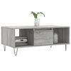vidaXL Coffee Table Grey Sonoma 90x50x36.5 cm Engineered Wood