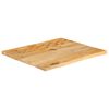 vidaXL Table Top Live Edge 80x80x3.8 cm Solid Wood Mango