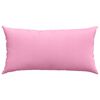vidaXL Sofa Pillows 2 pcs Pink 80 x 40 cm Fabric