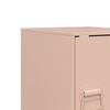 vidaXL Bedside Cabinets 2 pcs Pink 34.5x39x44 cm Steel